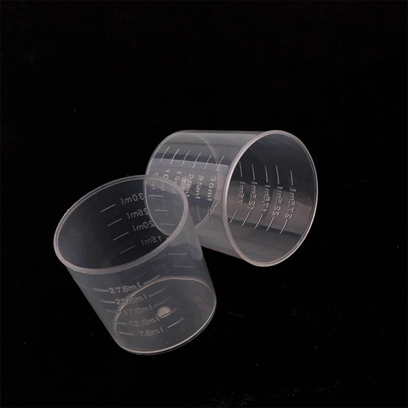 20-Pack 30ml Graduated Plastic Mixing Cups for Epoxy Resin DIY Resin Mixing Cups QXL