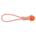 Rubber Dog Ball with Rope – Treat-Dispensing Interactive Toy Interactive Dog Toy QXL Orange-1pcs