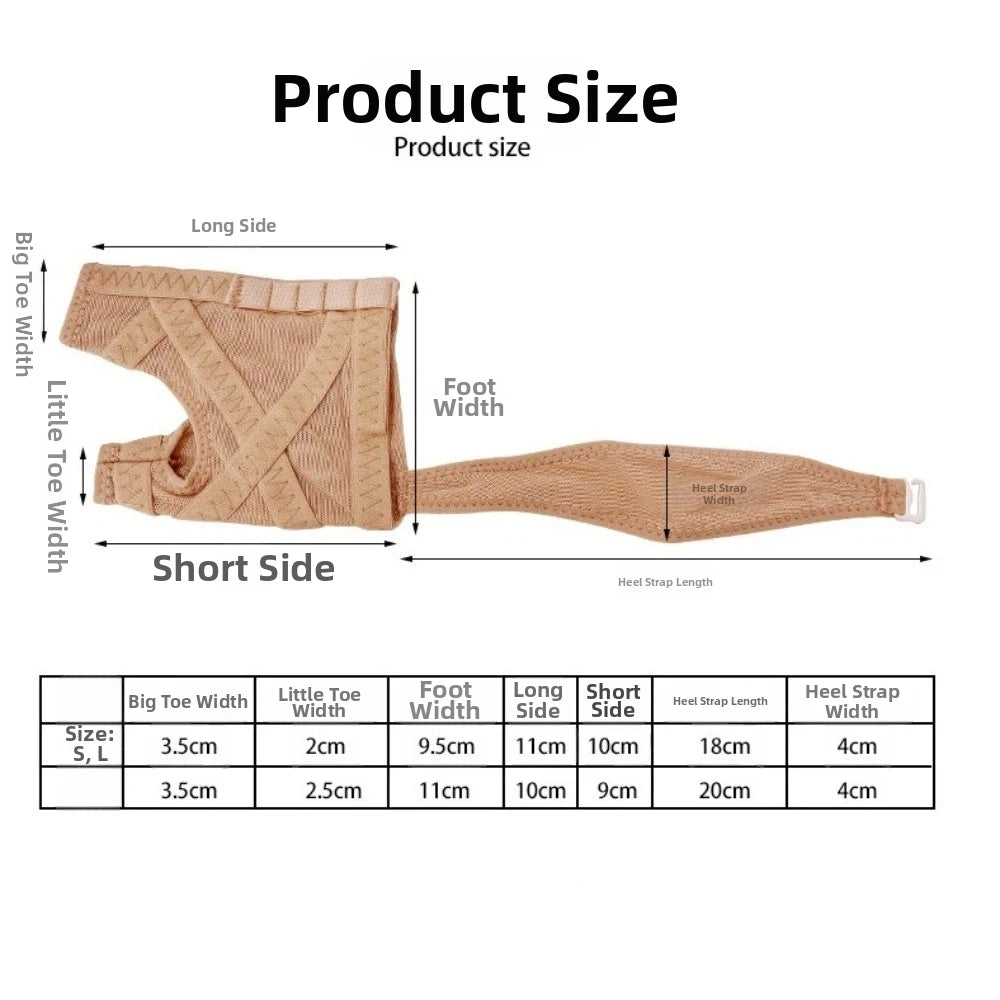 Breathable Bunion Corrector Sleeve | Adjustable Toe Straightener Bunion Corrector Sleeve QXL