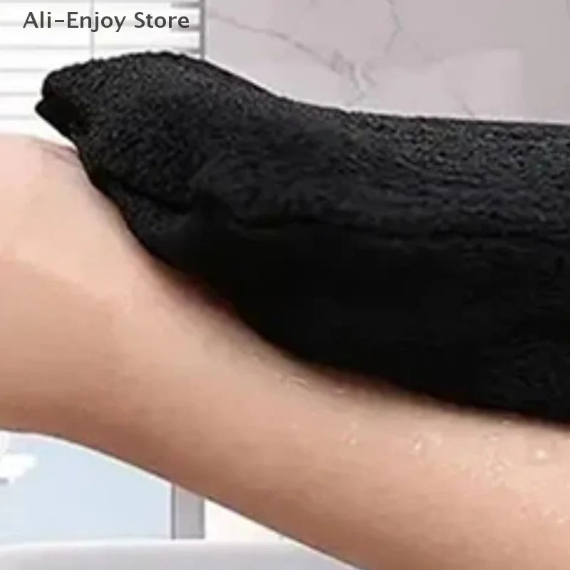 Dual-Side Silicone Exfoliating Glove | Body Scrubber for Shower Body Exfoliating Glove QXL
