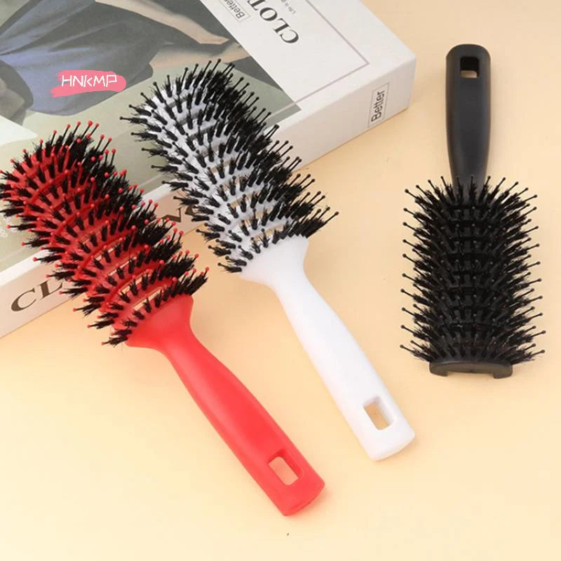 Fish Bone Barber Coloring Brush & Anti-Scald Hair Dye Comb Hair Coloring Brush QXL