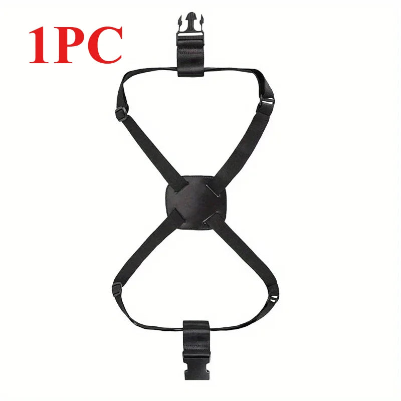 Adjustable Luggage Strap | Nylon Suitcase Belt 1 or 3 Pack Luggage Strap QXL 1pc-black