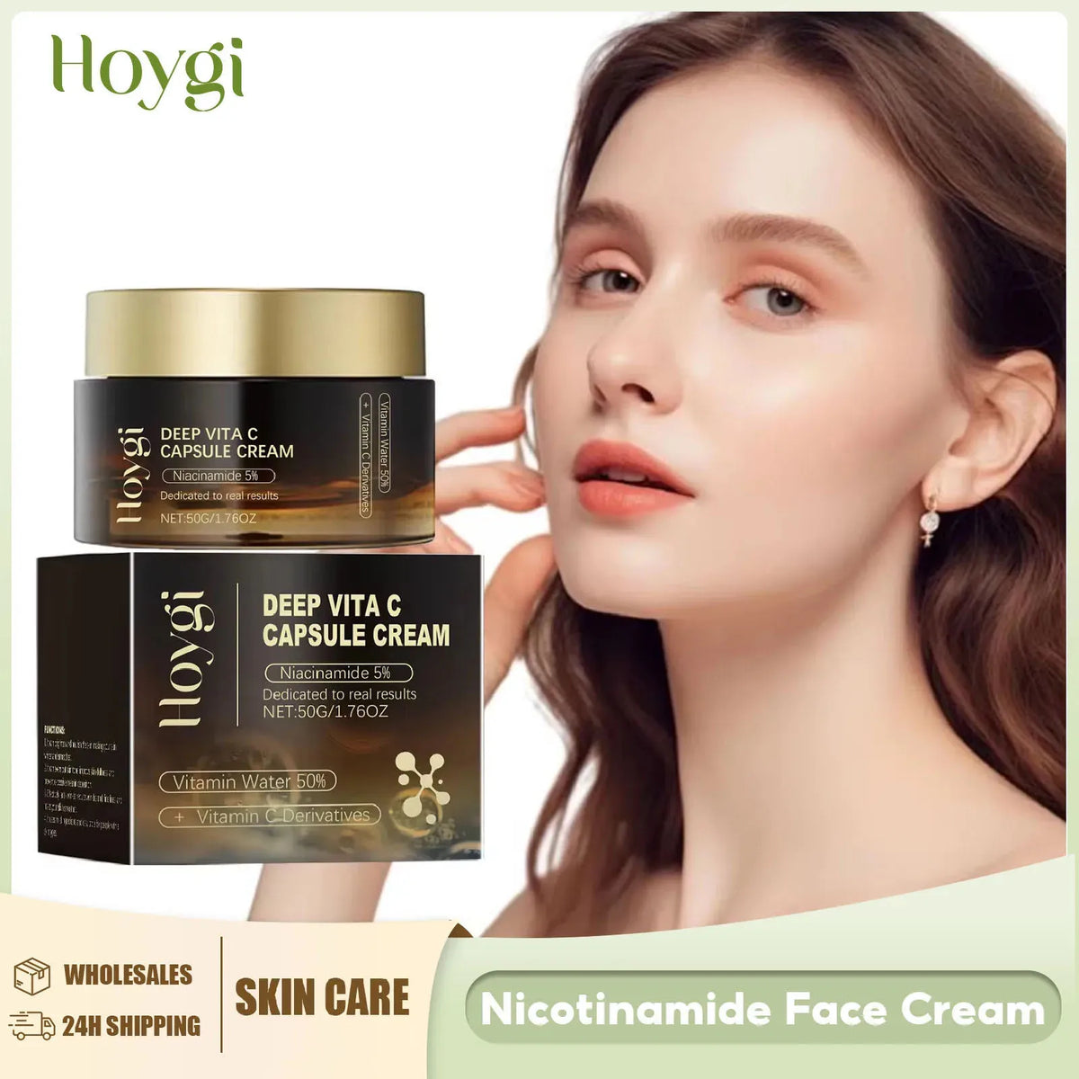 Niacinamide Face Cream – Brightening & Dark Spot Care 50g Brightening Face Cream QXL