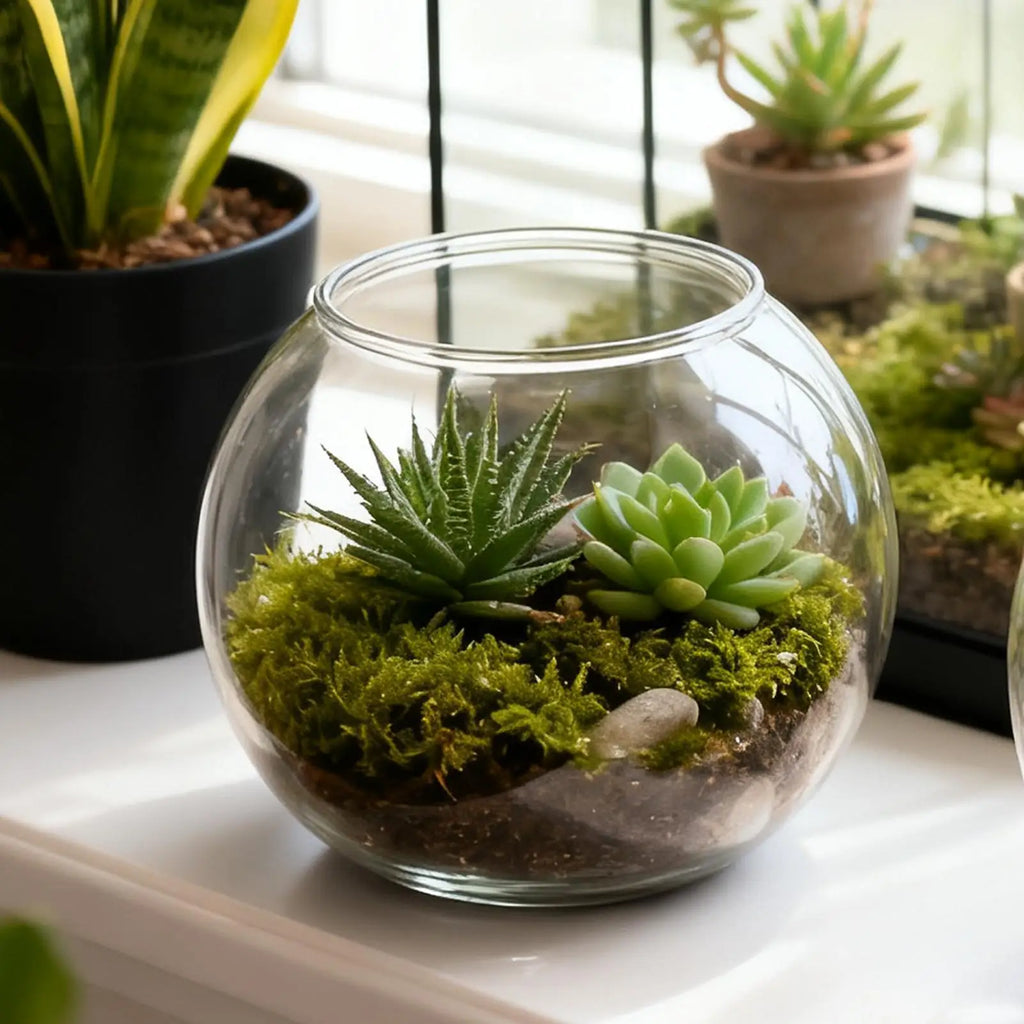 Clear Bubble Fish Bowl | Mini Aquarium & Table Centerpiece Bubble Fish Bowl QXL