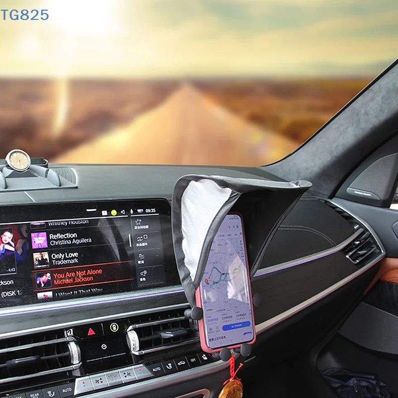 Phone Sun Shade for Car & Motorcycle | UV Screen Shield Phone Sun Shade QXL