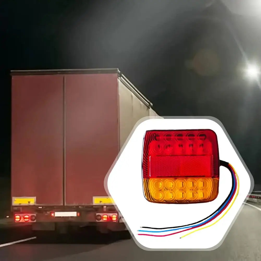 20 LED 12V Waterproof Tail Light for Car Truck Trailer LED Tail Light QXL