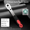 1/4" Reversible Quick-Release Ratchet Wrench Socket Handle Ratchet Wrench Handle QXL Default Title