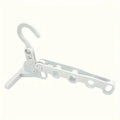 Foldable 5-Hole Clothes Hanger | Travel Space-Saving Multi-Hook Clothes Hanger QXL 1pc