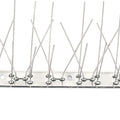 Stainless Steel Bird Spikes | Pigeon Deterrent for Garden Bird Deterrent Spikes QXL Silver