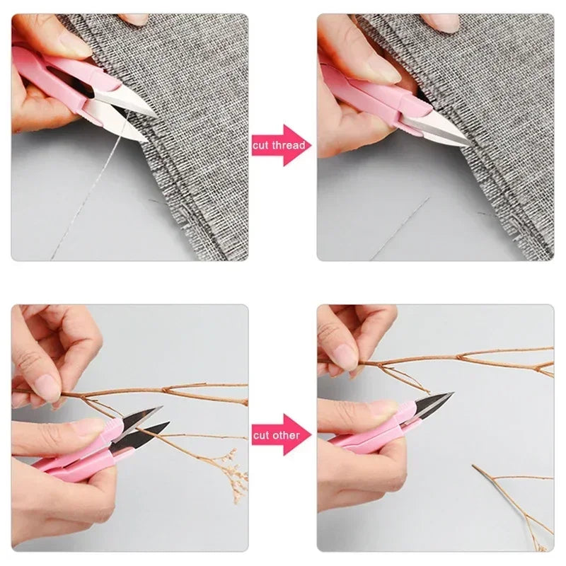 U-Shape Thread Cutter Scissors for Embroidery & Sewing Thread Cutter Scissors QXL