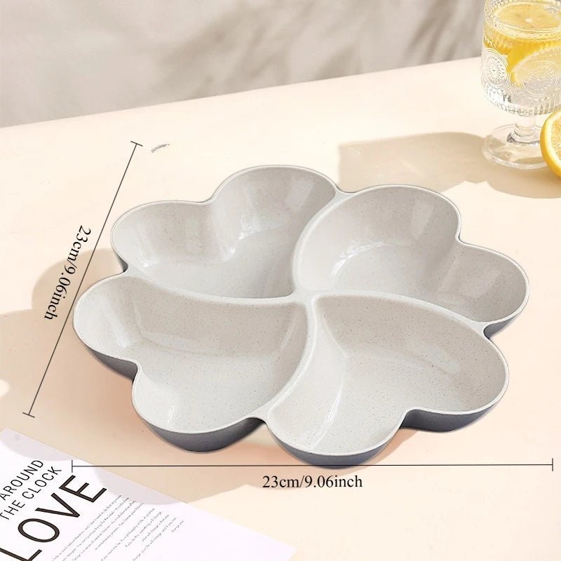 Wheat Straw Fruit Plate & Candy Box | Table Decoration Decorative Serving Plate QXL