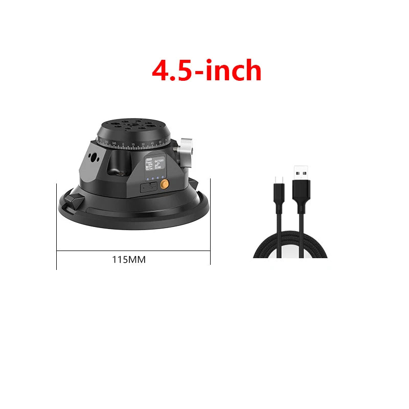 360° Electric Suction Cup Camera Mount for Cars | 35kg Load Camera Suction Mount QXL 4.5-inch