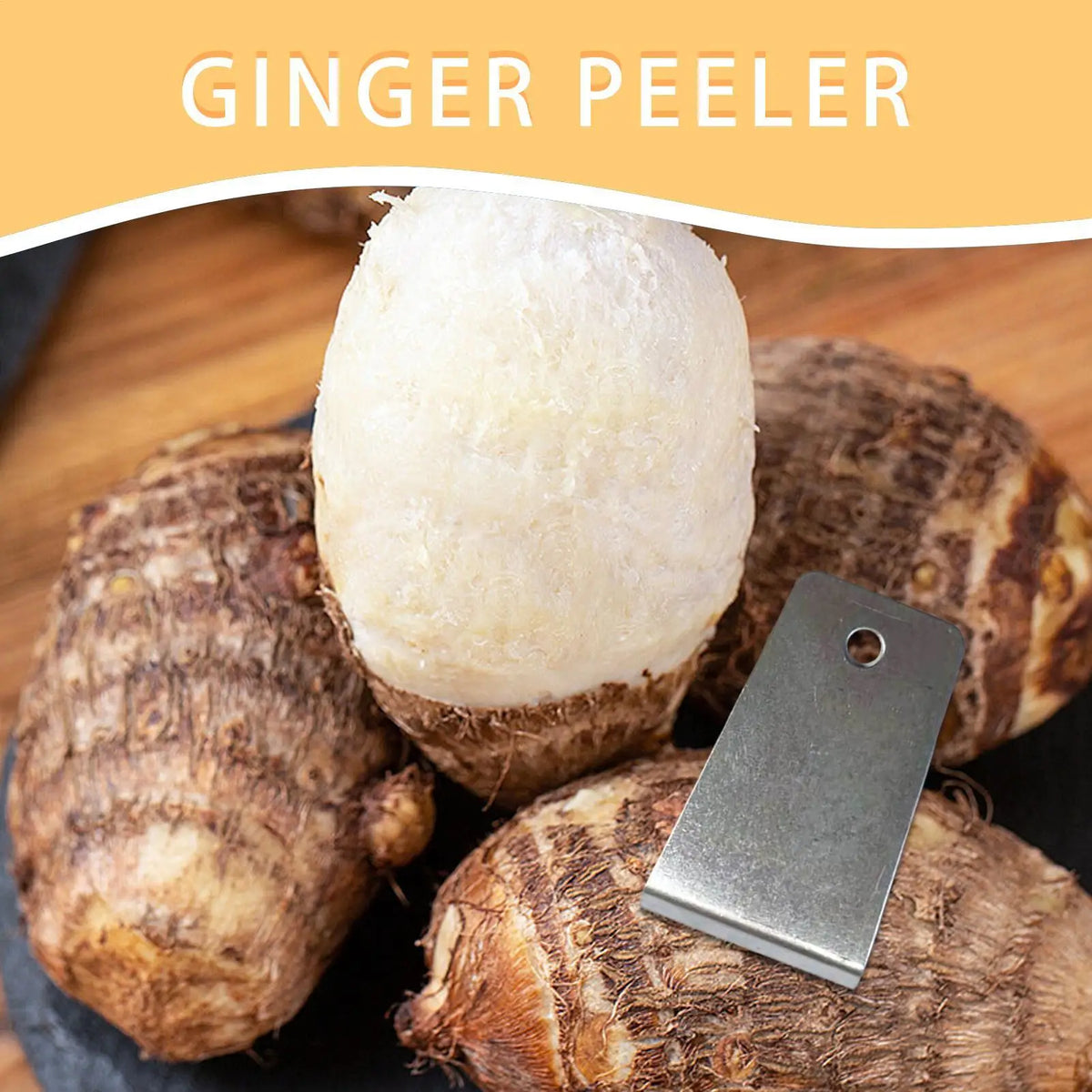 2-Pack Stainless Steel Ginger & Vegetable Peeler Set Vegetable Peeler QXL