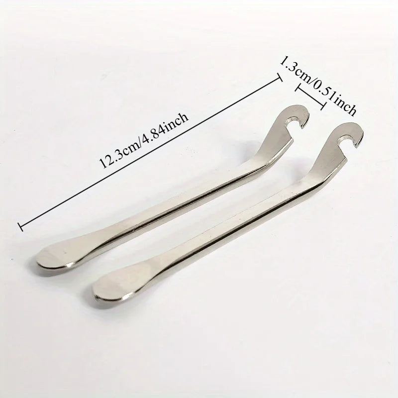 Stainless Steel Bike Tire Lever | Mountain Bike Wheel Tool Bike Tire Lever QXL