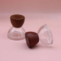 30ml Glass Perfume Spray Bottle with Walnut Wood Cap Perfume Atomizer QXL Default Title