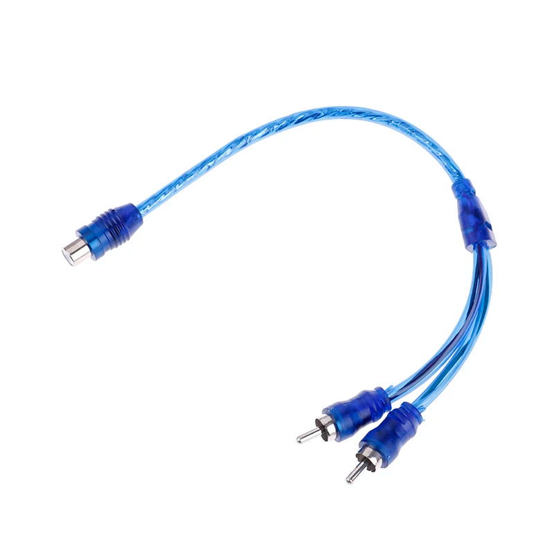 RCA Y Splitter Cable – 1F to 2M & 2F to 1M Stereo Audio Adapter RCA Audio Adapter QXL