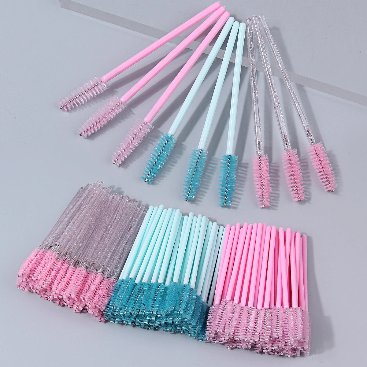 50-Pack Crystal Mascara Wands & Lash Spoolies | KOSSHOW