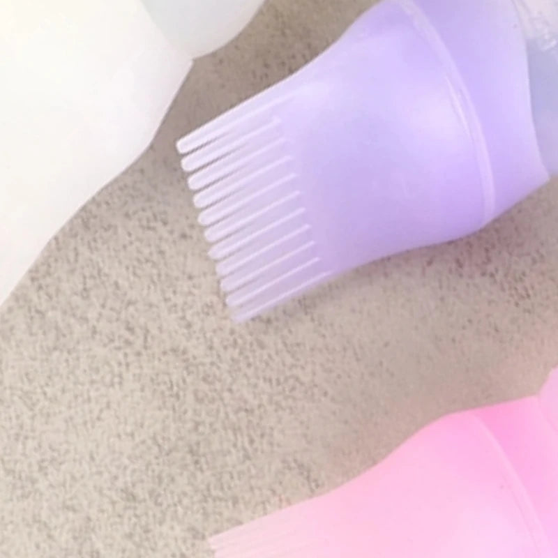 120ml Hair Dye Applicator Bottle with Comb | Salon Tool Hair Dye Applicator QXL