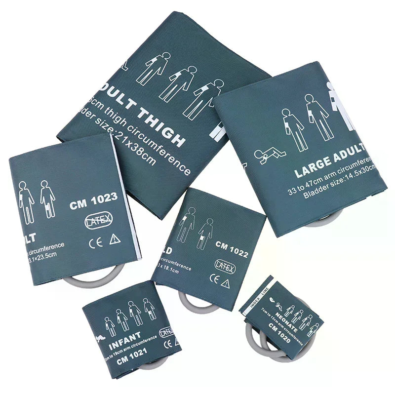 Reusable Nylon Blood Pressure Cuff | 6 Sizes for All Ages Blood Pressure Cuff QXL