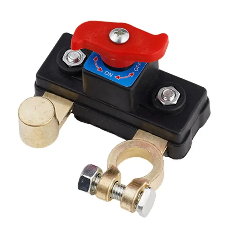 12V/24V Battery Master Cut-Off Switch | Negative Pole Disconnect Battery Disconnect Switch QXL copper-1pc