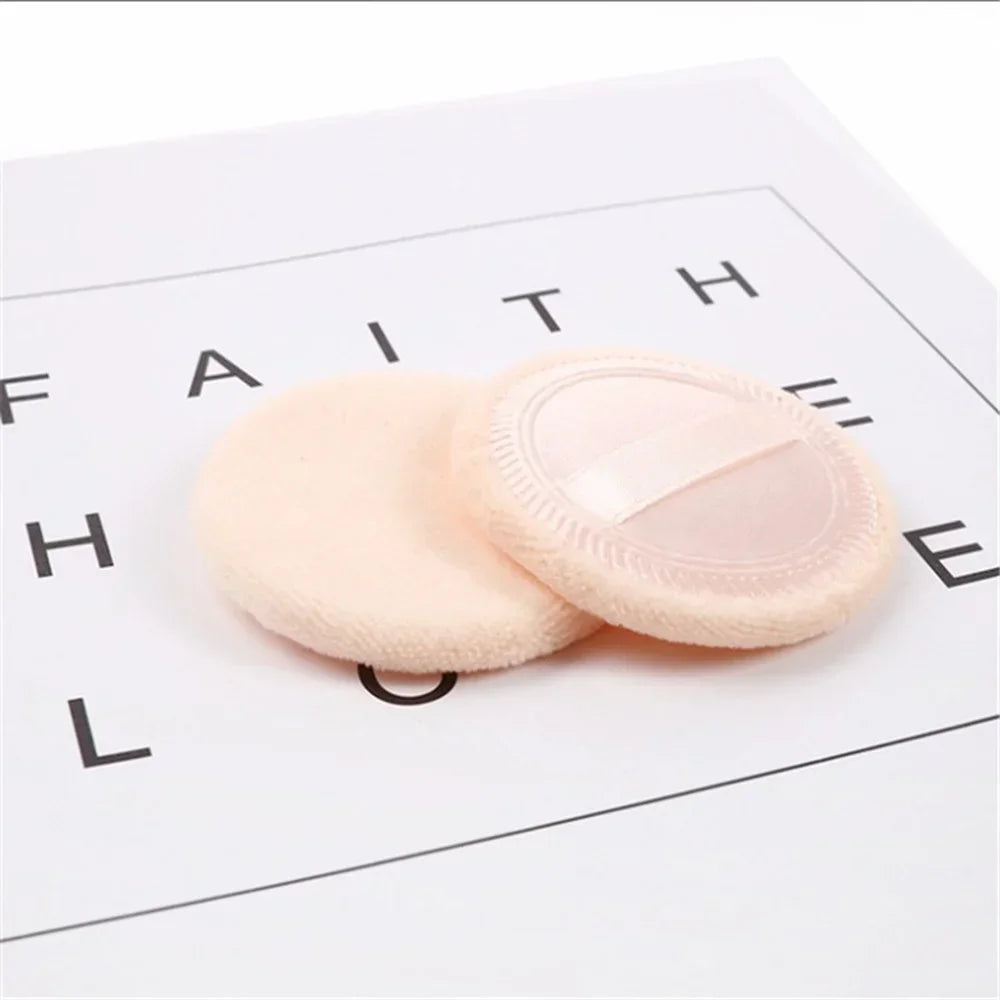 6-Pack Round Powder Foundation Puffs | Soft Cosmetic Sponge Makeup Sponge Puff QXL