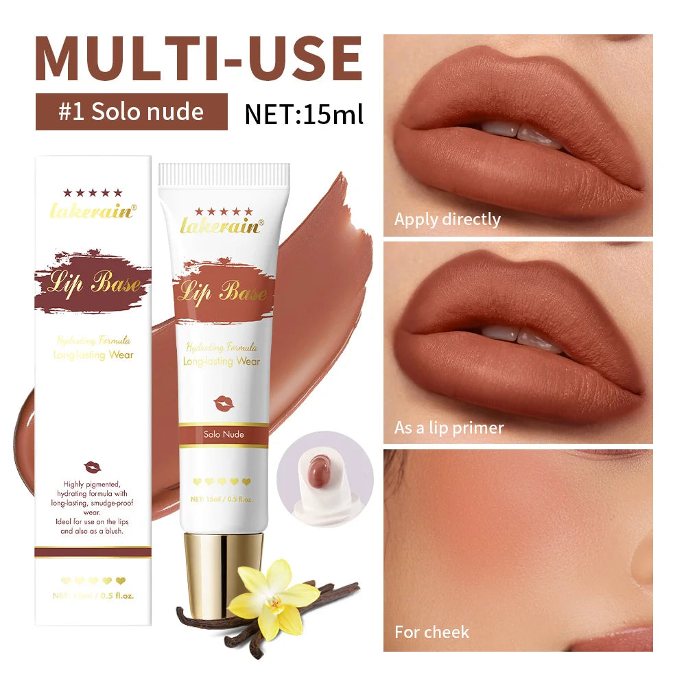 Matte Lip Tint & Blush | Hydrating Shea Butter Lipstick 6 Shades Matte Lip Tint QXL