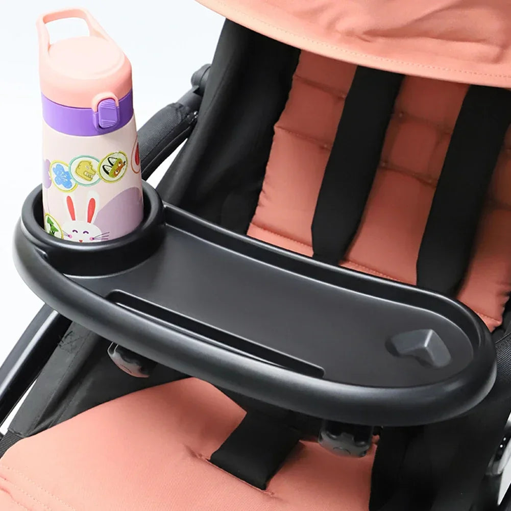3-in-1 Universal Stroller Tray | Snack, Drink & Phone Holder Stroller Tray Accessory QXL