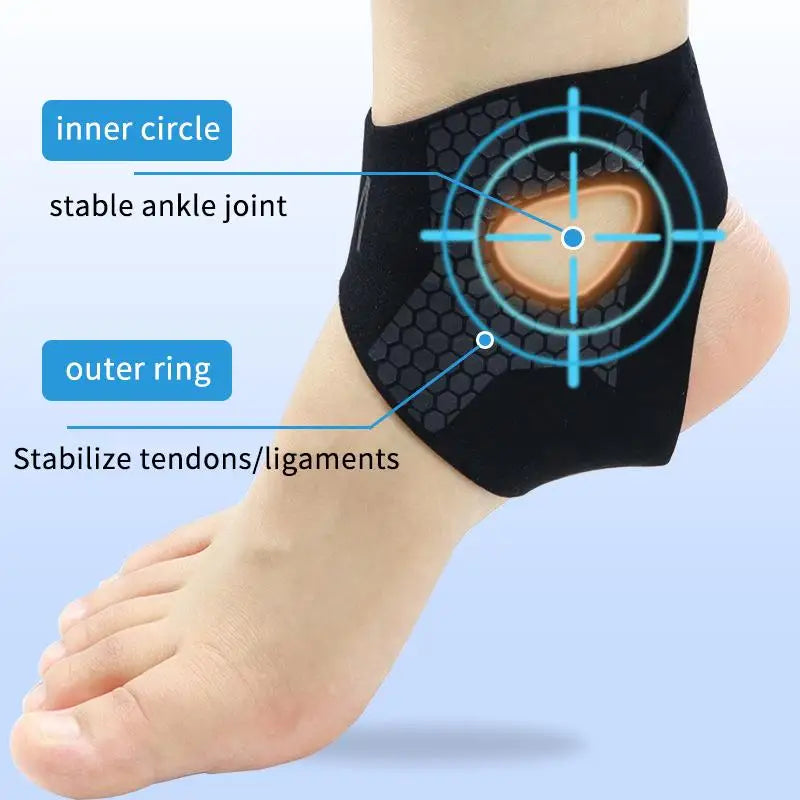 Breathable Ankle Sleeve Brace | Running, Hiking & Sports Support Ankle Support Sleeve QXL