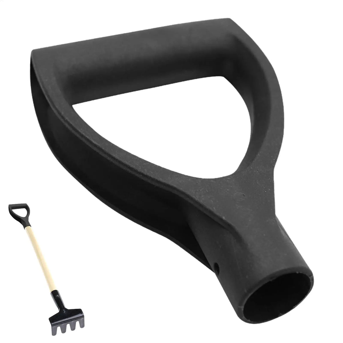 D-Shaped Shovel Handle Grip | PP Plastic Replacement Accessory Shovel Handle Grip QXL