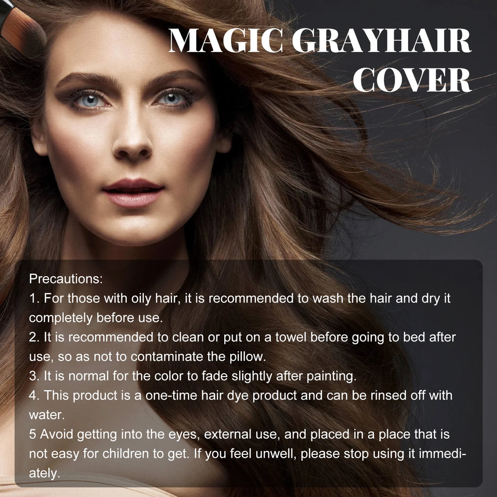 EELHOE Hair Color Stick – Instant Gray Root Coverage Pen Temporary Hair Color QXL