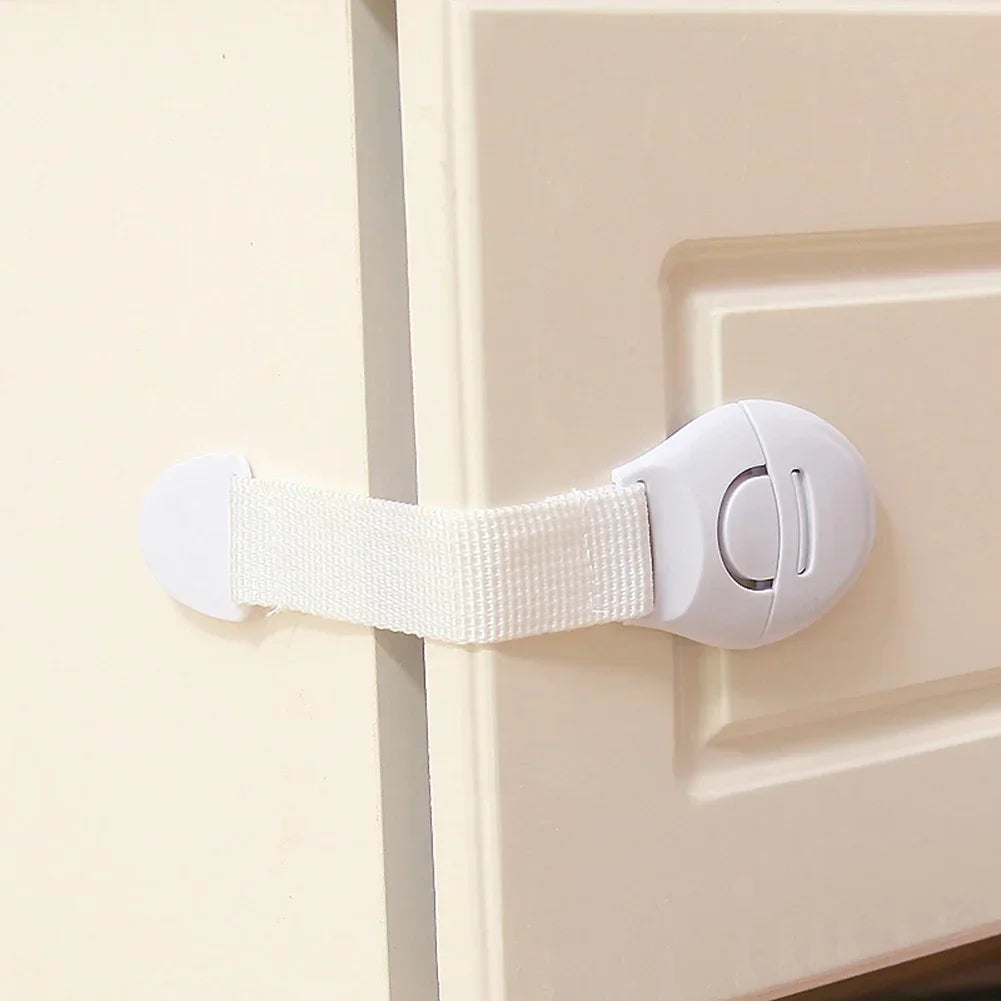 10-Pack Baby Safety Cabinet Locks | Drawer & Door Childproofing Baby Cabinet Lock QXL