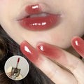 HERORANGE Ice Mirror Lip Glaze – Moisturizing Glossy Lip Gloss Lip Gloss QXL 04 Ice Night Red