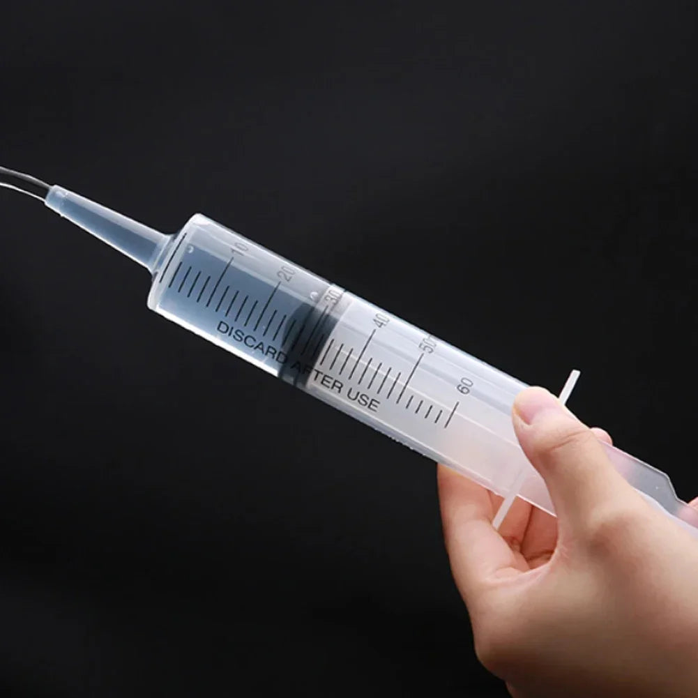 60ml Reusable Feeding Syringe for Pets, Hydroponics & Lab Pet Feeding Syringe QXL