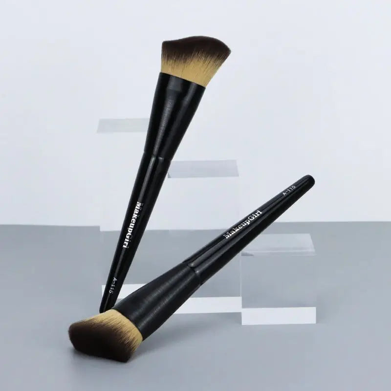 Wave Angled Contour Brush | Beginner Face Sculpting Tool Contour Makeup Brush QXL