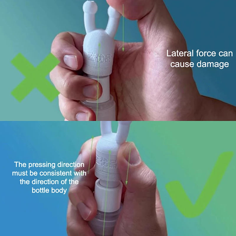 Mini Leakproof Essential Oil Inhaler Cap & Dispenser Bottle Essential Oil Inhaler QXL