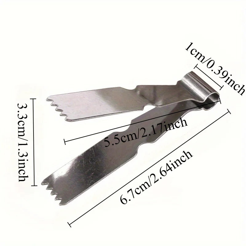 Stainless Steel Pastry Clamp | Walnut Crisp & Bun Mold Tool Pastry Baking Clamp QXL