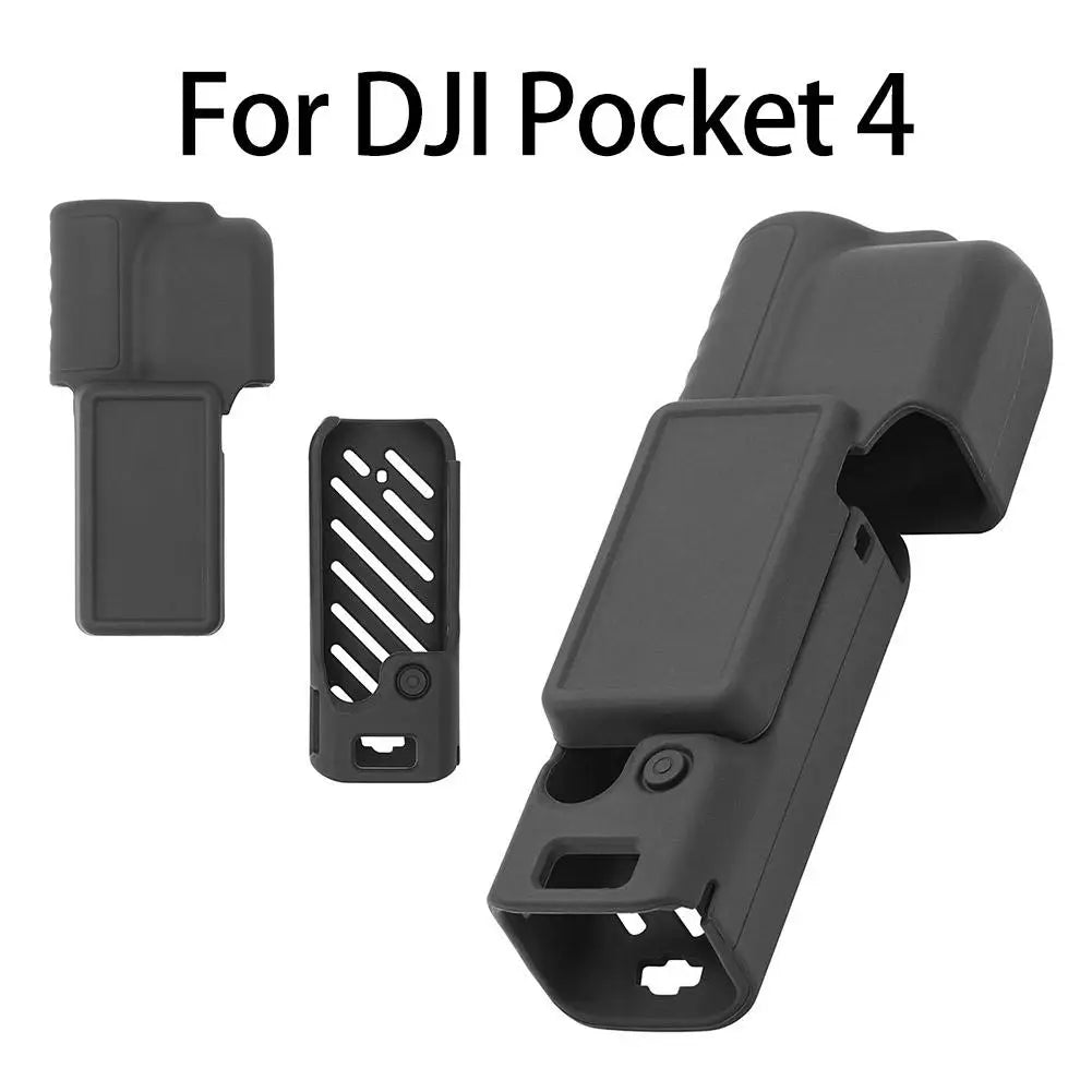 Silicone Case for DJI Osmo Pocket 4 | Split Shockproof Cover Camera Protective Case QXL