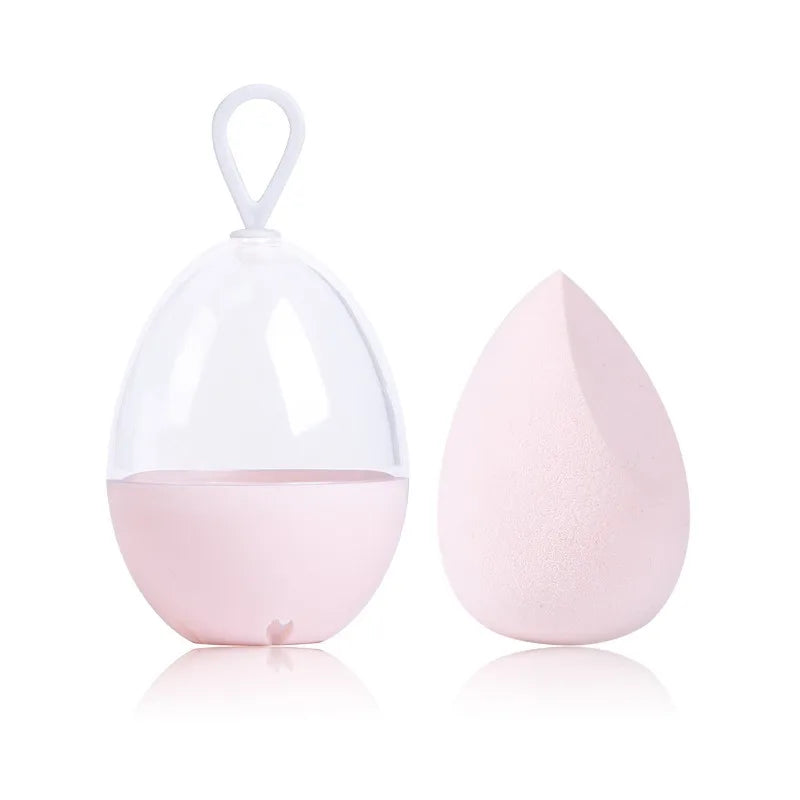 Makeup Sponge & Egg Case | Wet Dry Beauty Blender Puff Makeup Blender Sponge QXL