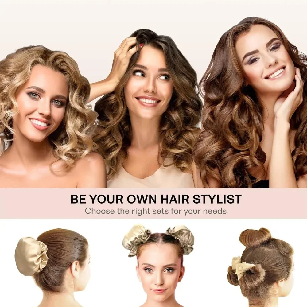 Heatless Curling Rod Headband | No Heat Soft Hair Rollers Heatless Hair Curler QXL