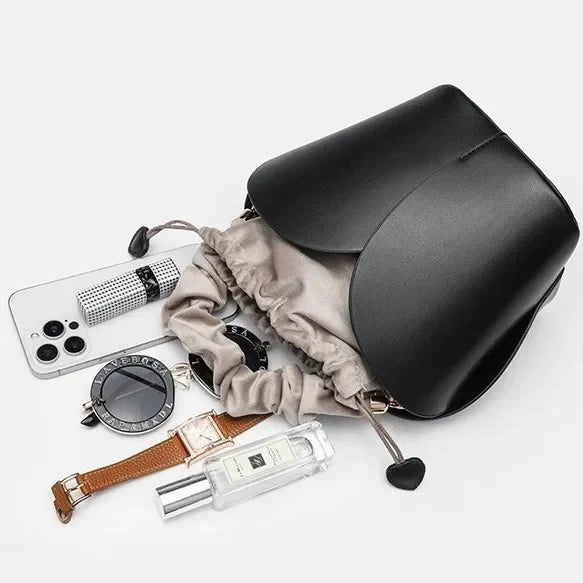Elegant Vintage Leather Diaper Bag | Luxury Women's Tote Luxury Diaper Bag QXL