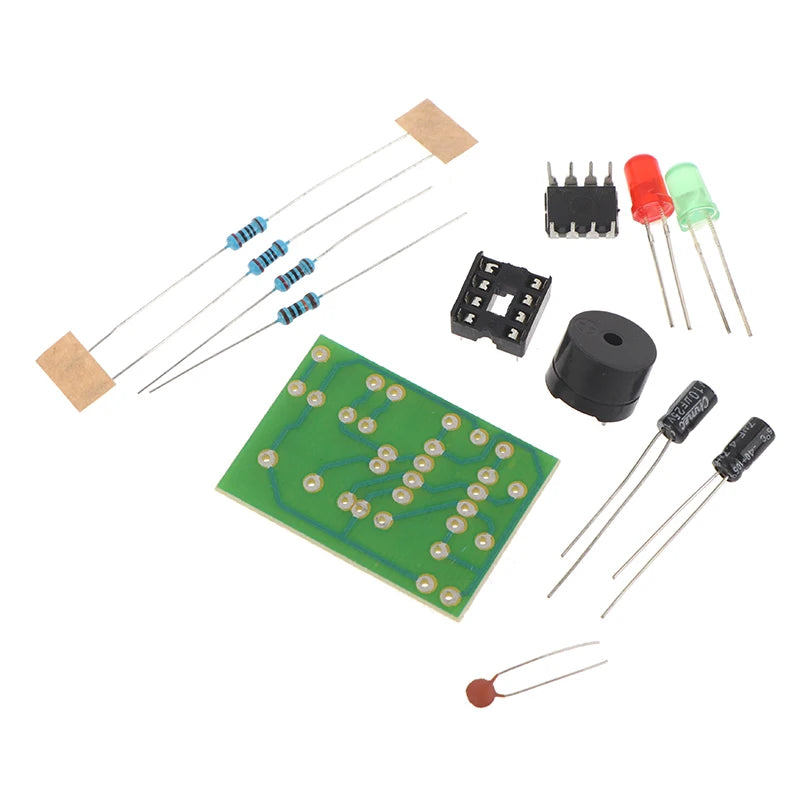 NE555 DIY LED Flasher & Signal Generator Kit with PCB Electronics DIY Kit QXL