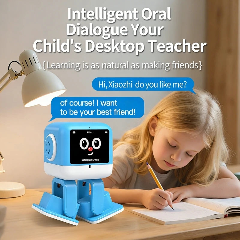 AI Interactive Robot Toy | Speech Recognition & LCD Display Interactive Robot Toy QXL