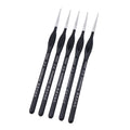 5-Pack 00000 Fine Tip Miniature Paint Brushes – Nylon Detail Miniature Paint Brushes QXL 5Pcs