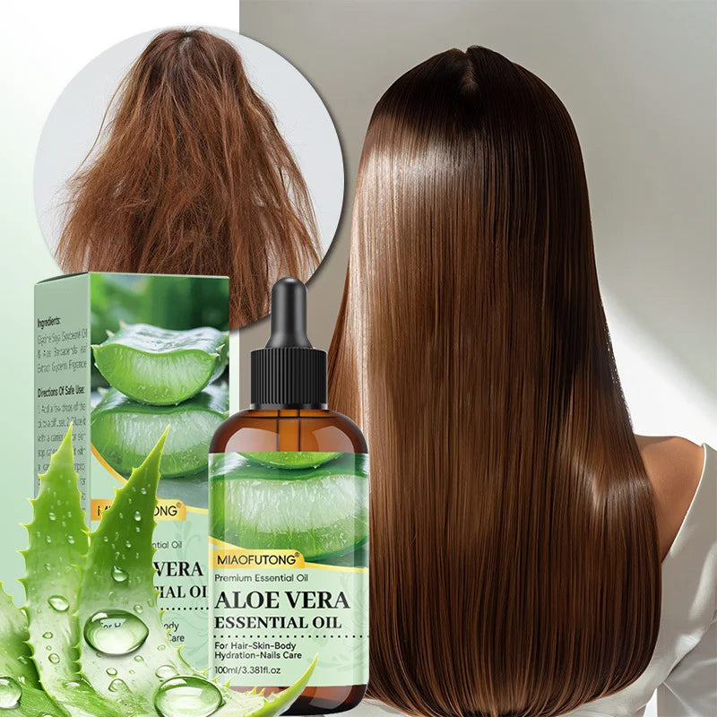 Aloe Vera Essential Oil | Face, Body, Hair & Nail Care Botanical Facial Oil QXL