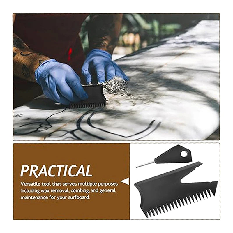 Surfboard Wax Comb with Fin Key | Surf Wax Remover Tool Surfboard Wax Comb QXL