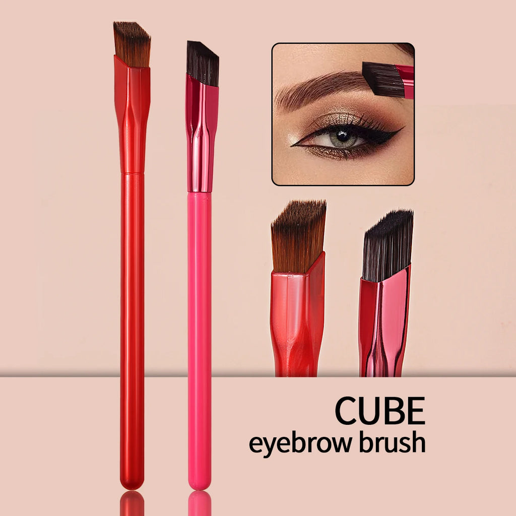 KOSSHOW 2-Pack Angled Eyebrow & Concealer Brush Set Eyebrow Makeup Brush QXL MULTI