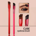 KOSSHOW 2-Pack Angled Eyebrow & Concealer Brush Set Eyebrow Makeup Brush QXL MULTI