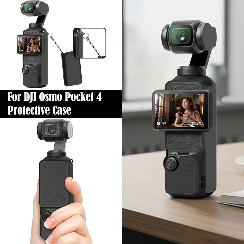 Silicone Case for DJI Osmo Pocket 4 | Anti-Scratch Cover Camera Protective Case QXL