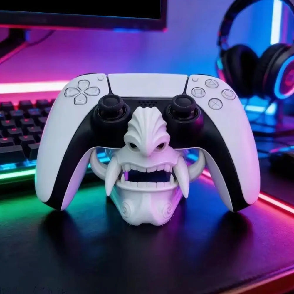 PS5 Controller Stand Ghost Mask | PLA Gamepad Display Dock Controller Display Stand QXL