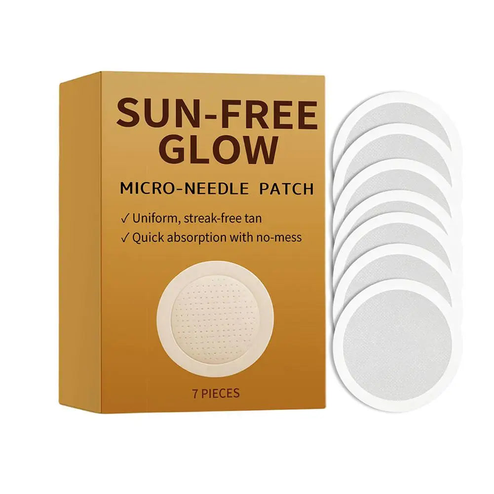 Sun Free Glow Microdart Tanning Patches | 7-Pack Self Tanning Patches QXL 7PCS